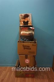 Boxes of Vinyl Records