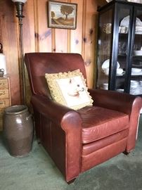Leather Recliner - good condition.