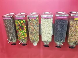 Rosseto EZ-PRO wall mounted topping dispensers