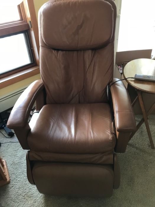 Human Touch leather massage chair