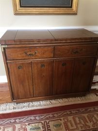 Buffet/Server by Drexel- Campaign Style on casters.  Beautiful!