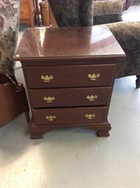 Beautiful chests with brass hardware - end table or nightstand