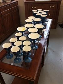 Made in Spain stemware.