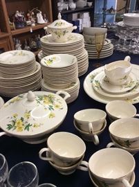 Vintage China set with accessories 89 PCS Edwin m Knowles China USA