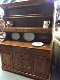 Larger Ethan Allen Hutch and buffet
