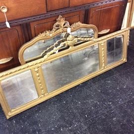 Beautiful 1940's mirrors buffet and piano mirror