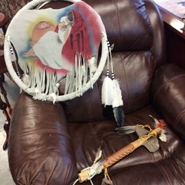 Native American Dream Catcher and Artifact