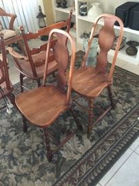 Antique Wood Chairs