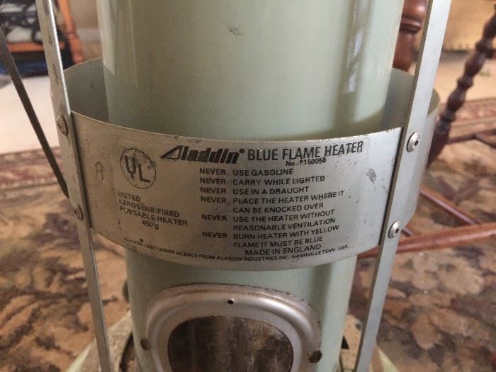
Vintage Aladdin Blue Flame Portable Kerosene Heater