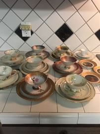 Beautiful 3pcs cup,saucer and plate sets