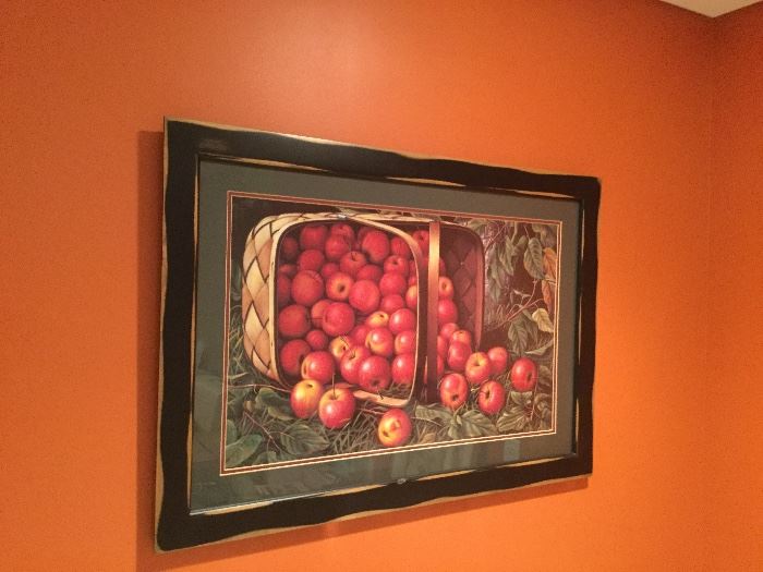 Basket of apples print