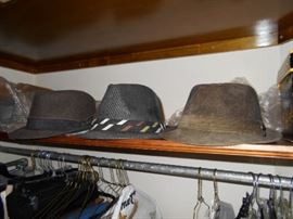 That's right, FEDORA's!  There is also a black felt Fedora in it's own box!