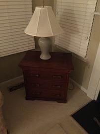 Small chest and Green Lamp