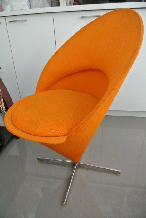 Verner Panton Cone Chair.  One chair.  