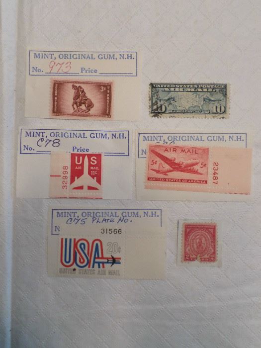 Small selection from the stamp collection