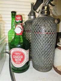 Vintage seltzer bottles