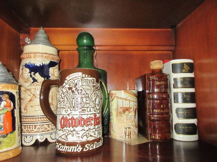 Decanters and steins