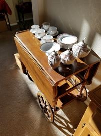 Tea Cart/Russian Tea Set