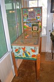 Pool Table Room Catalina pinball, cosmetically pretty good, will need some electrical work