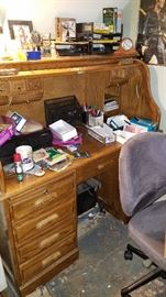 Nice roll top - lots of storage