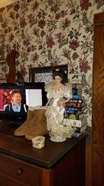 Beautiful doll and 13" Flat Screen