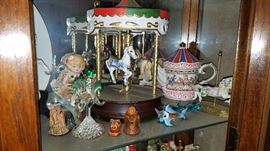 Collection of Carousels and other miniatures