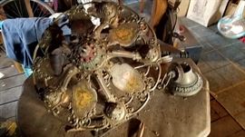 Beautiful metal ceiling lamp