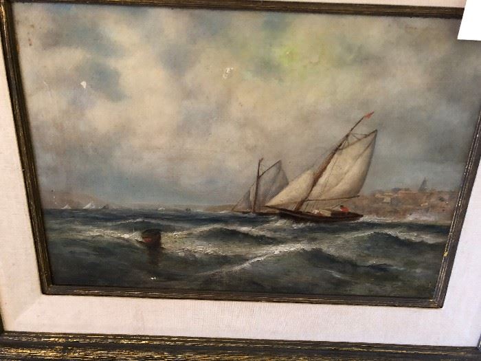 Wonderful Nautical oil paintings - 