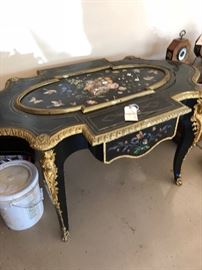 Gorgeous inlaid French table