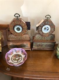 English Clocks and Barometer