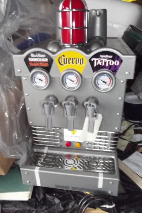 Cornelius  Cold 3 Shot Liquor dispenser machine. NEW never used.