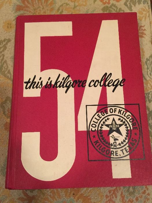 1954 Kilgore College Yearbook