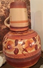 Hand thrown clay pottery