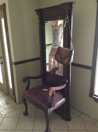 Nice Hall Tree Chair/Stand