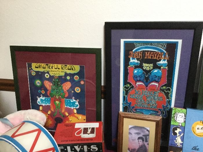 Framed Concert Posters with COA's