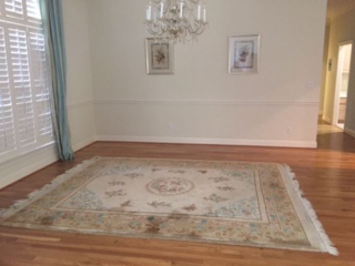 Large oriental rug 