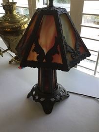 Art Deco glass lamp
