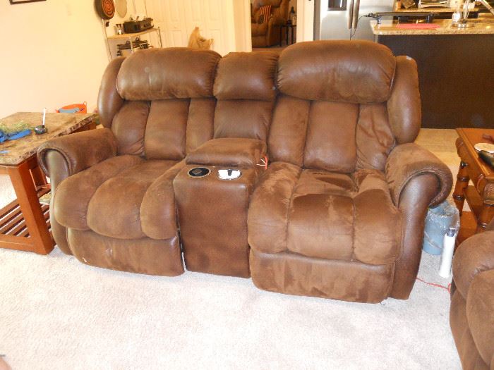 Suede Dual Recliners