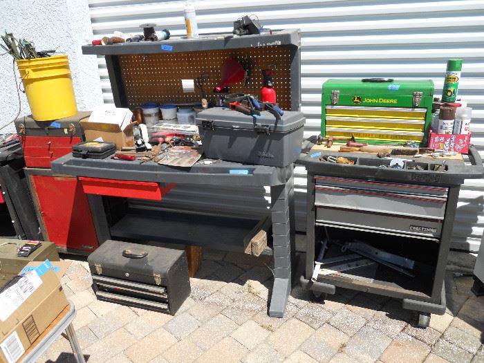 Workbench and Tool Boxes