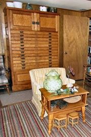 Large Victorian Birds Eye Maple Flat File