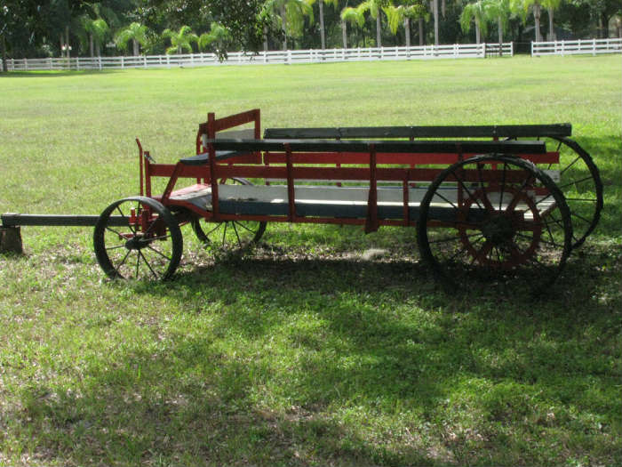 Vintage farm wagon