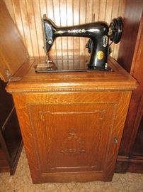 one of several Singer sewing machines