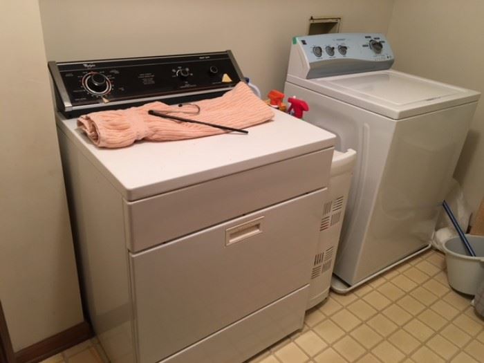 Whirlpool Electric Dryer, Kenmore washer