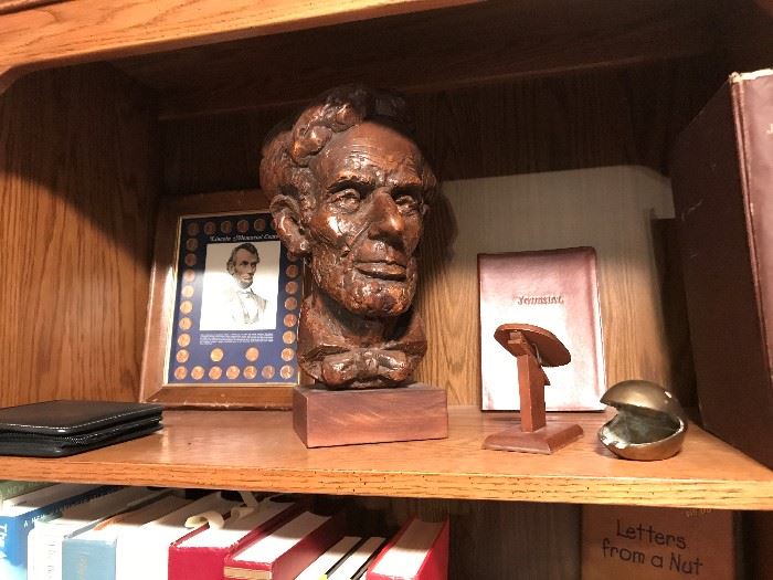 large Lincoln bust.  