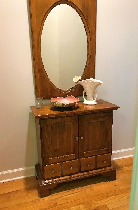 Ethan Allen Foyer Table and Mirror, Roseville, USA