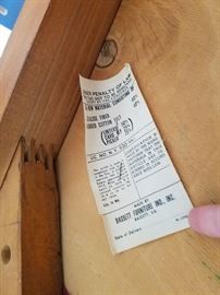 Bassett dining chairs (10)