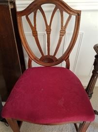 Bassett dining chairs (10)