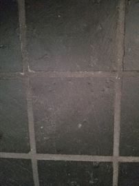 Slate fireplace hearth