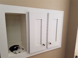 Small built in cubby/doors