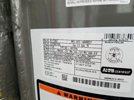 Rheem Performance hot water heater.  Model XG75T06ST76U0 .  Installed in 2017.   75 gallon capacity
